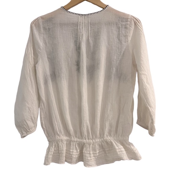 Joie Anthropologie Peasant 100% cotton. - Picture 3 of 5